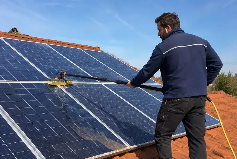 Nettoyage et entretien de panneaux solaires à Quarouble
