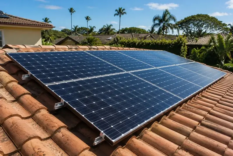 Installation de panneaux solaires à Quarouble